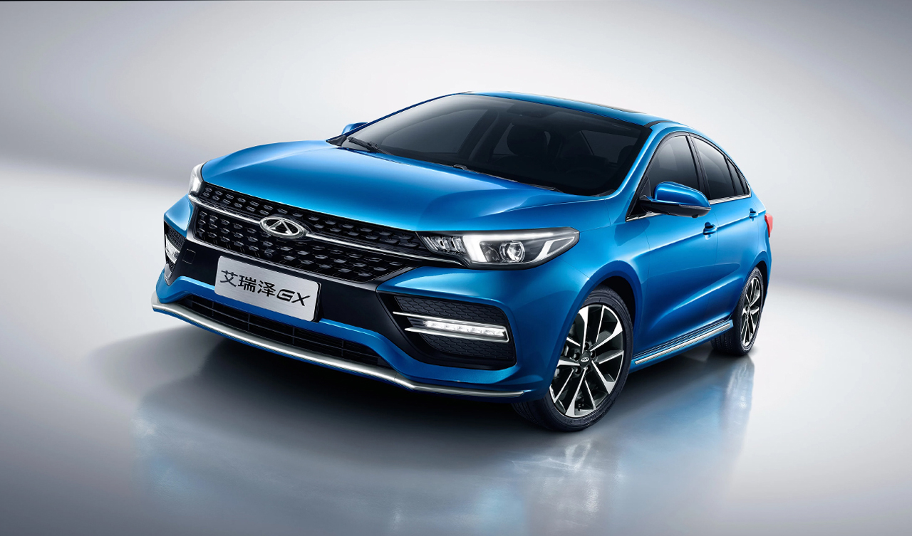 Седан Chery Arrizo GX был замечен в России, но компания не представляла автомобиль официально