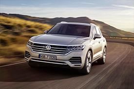 Стартовая цена на новый Volkswagen Touareg 3299000 рублей