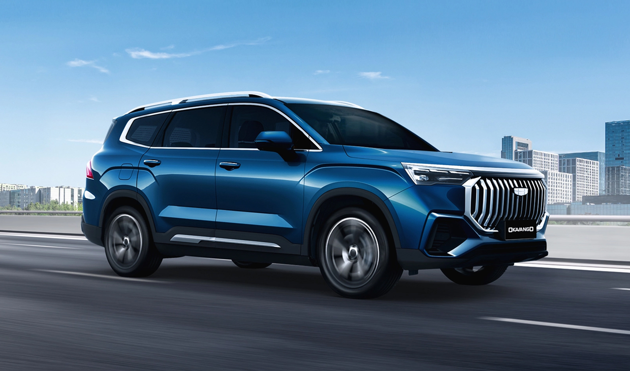 Кроссовер Geely Okavango после рестайлинга выходит на мировой автомобильный рынок